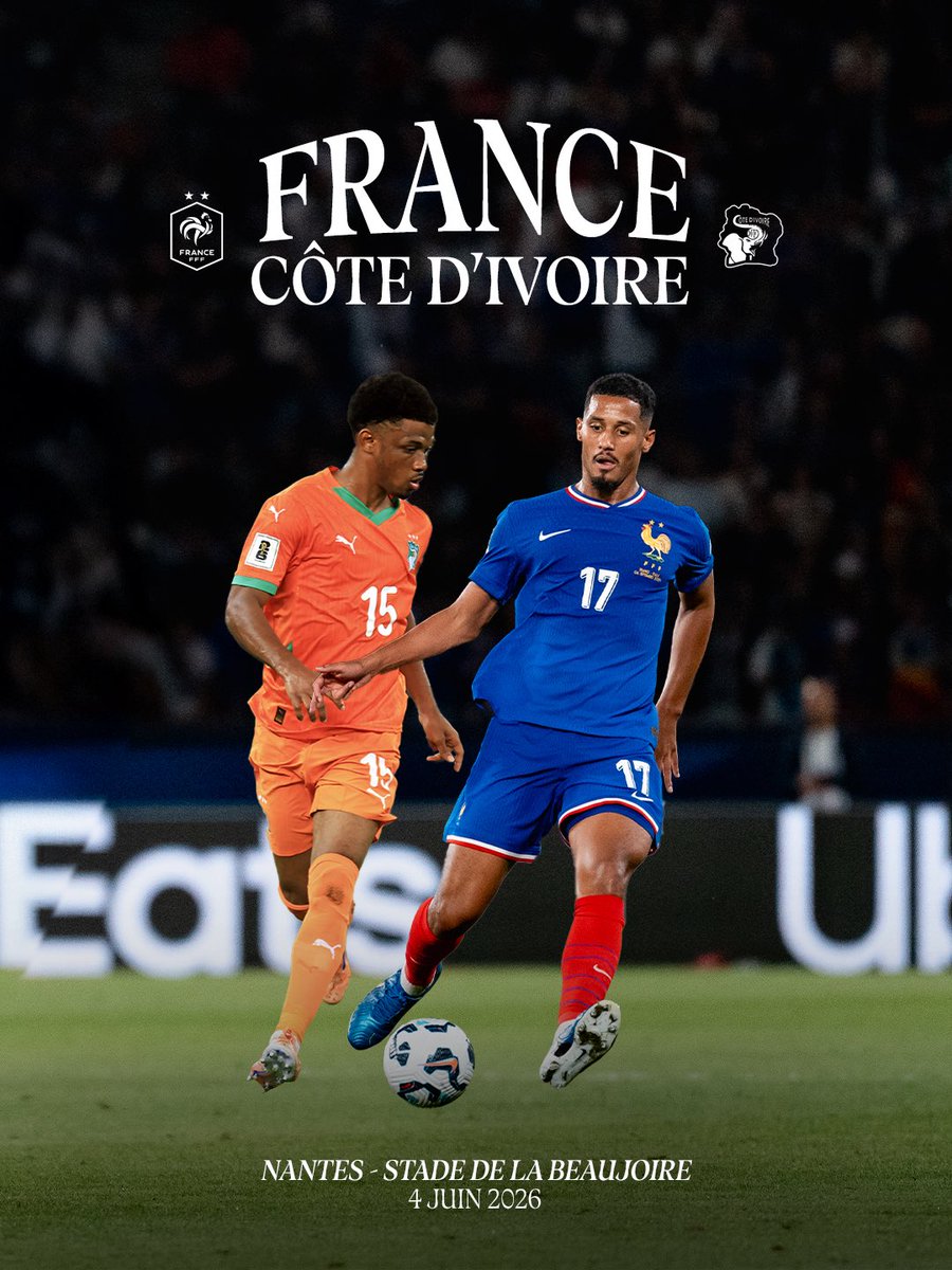 🇫🇷🆚🇨🇮 Nos Bleus lanceront leur préparation pour la Coupe du Monde le 4 juin à Nantes face à la Côte d’Ivoire 🔥