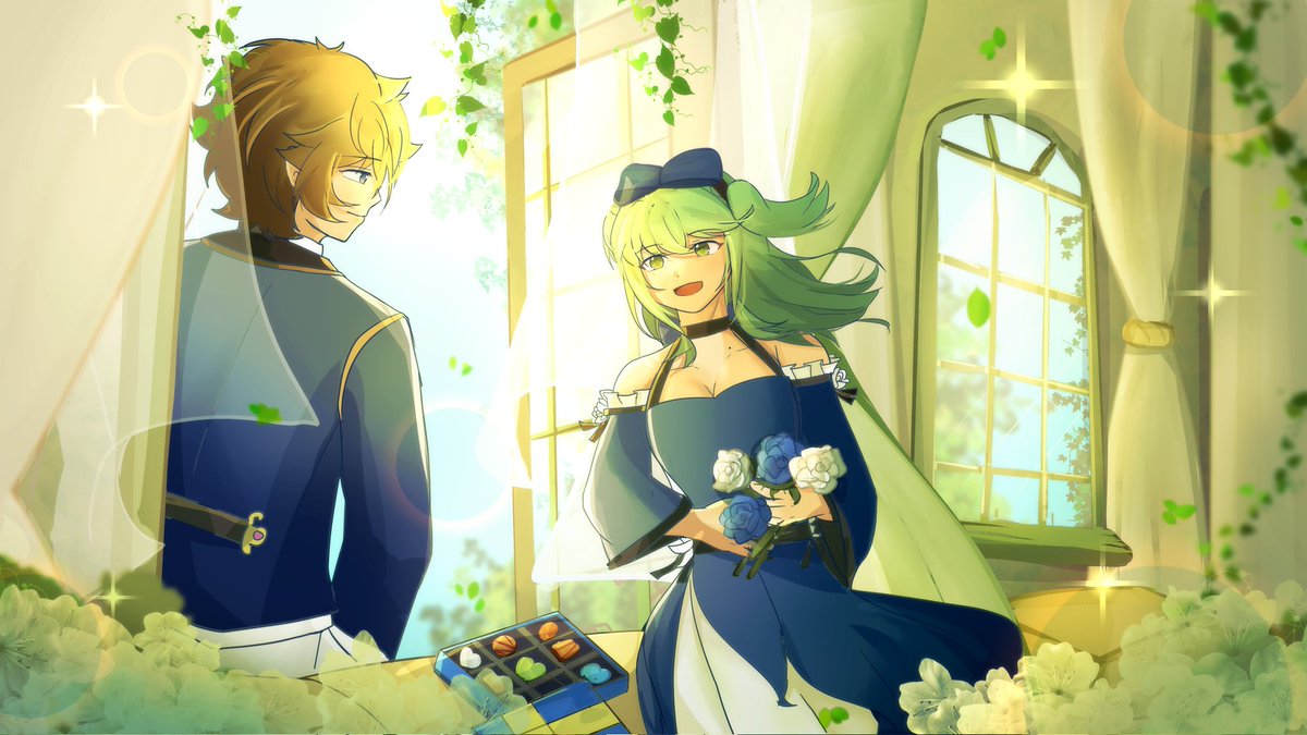 #Ymfwhiteday26
#midomai
Happy White day my Dearest Sunshine 💐💙🤍

//Tebak ini ngedate harus effort manjat tembok nan jendela dulu ngga.heh
#kebunyune