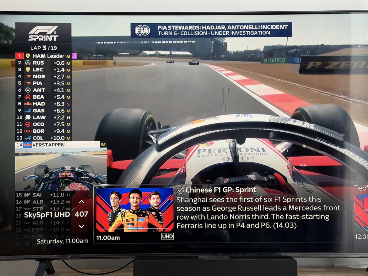 neilcairns's tweet photo. @SkySportsF1 why are your programs starting early? 10:58 tuned in, and it was already on lap 2 of the sprint…. Something isn’t right ffs https://t.co/Qwbtd3mIT2