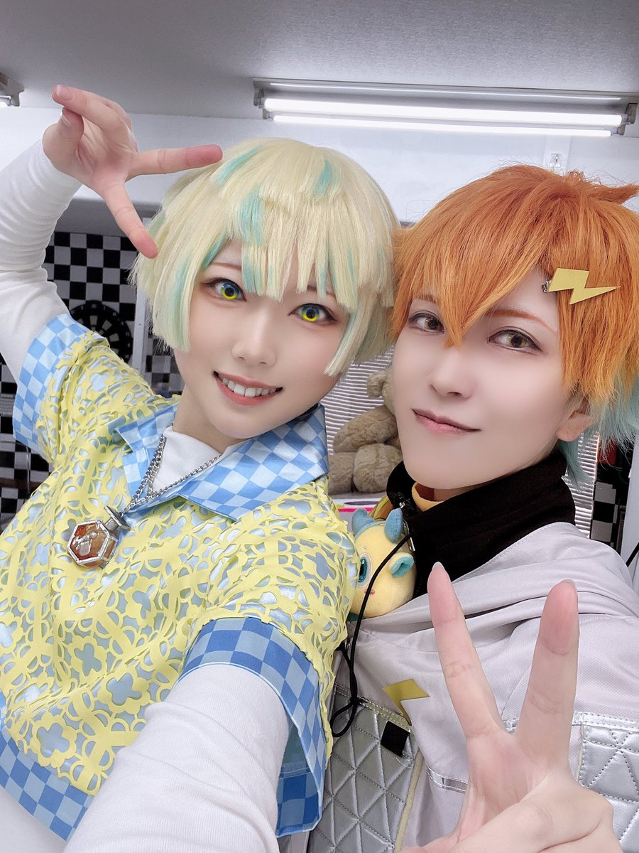 ※コス🌈🕒
揃った〜❣️可愛すぎる😭💕
カメラは紅ちゃん！めちゃ可愛い写真たくさんありがとう〜❣️

タグ付けできなかった↓
＠mechataberuzo 
<a href="/kure73nai/">古閑 紅</a>