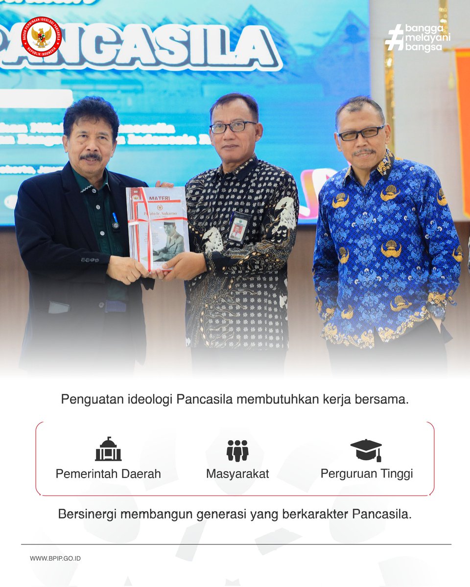 Badan Pembinaan Ideologi Pancasila tweet media