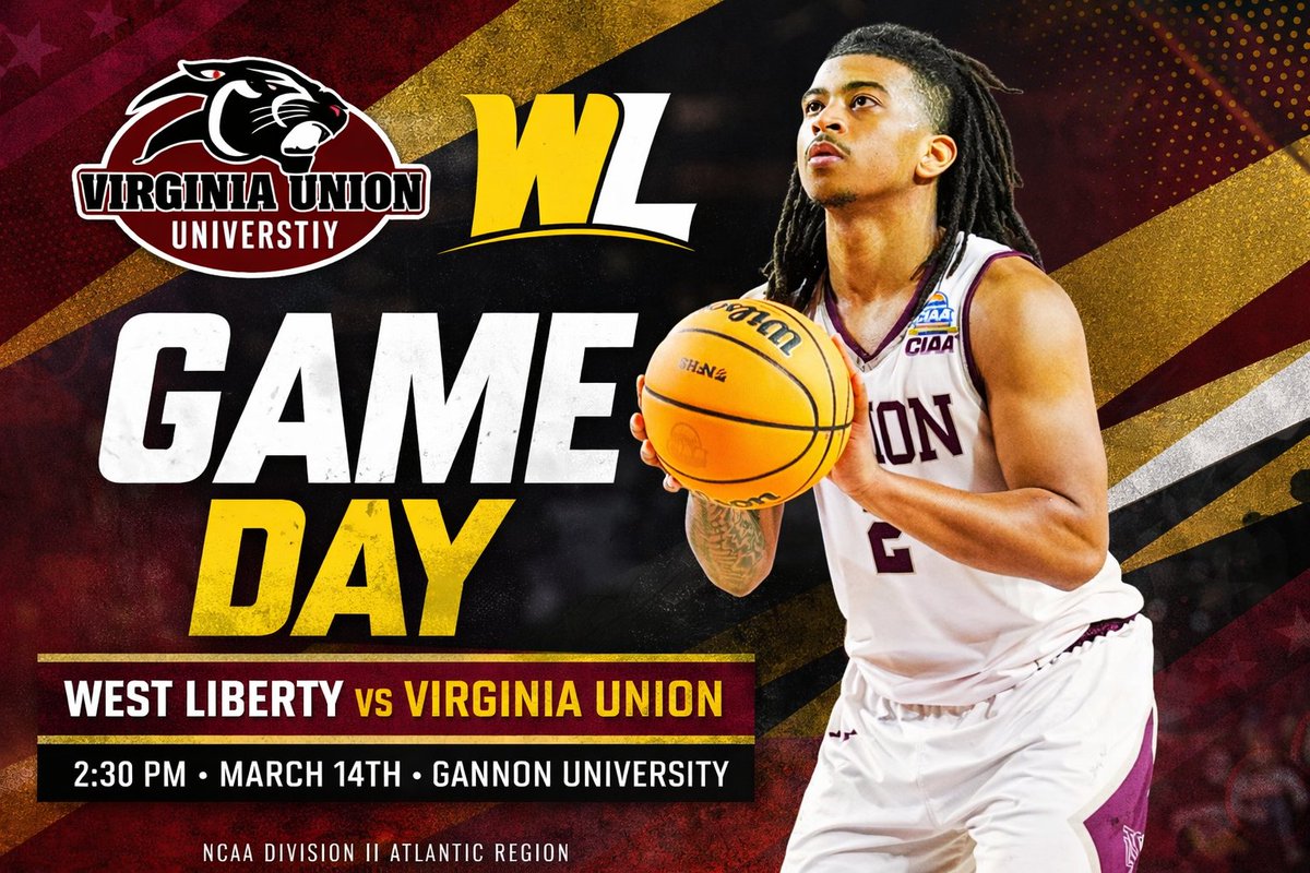 Coach_Gholson's tweet photo. Game Day. ๐พ
The work earned us a spot. The mission stays the same.
๐ West Liberty
๐ 2:30 PM
๐ Gannon University
๐ NCAA Division II Tournament
๐ https://t.co/tU2niNoabS
#vuu #vuumbb #hbcu #ciaa https://t.co/AZW5XamRRF