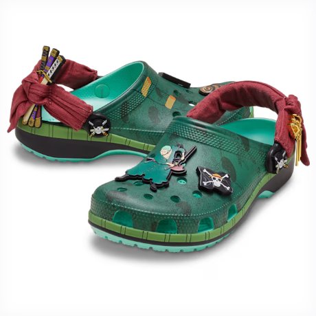 snkr_twitr's tweet photo. AD: LIVE in 10mins 
ONE PIECE x Crocs 'Zoro' Classic Clog

Footlocker https://t.co/oC2vaUYjUD
Champs https://t.co/NlTb2jzrNO

Live at 8am PT/11am ET
Crocs US https://t.co/ubYfSVD7xQ https://t.co/4V7Ix6VsAv