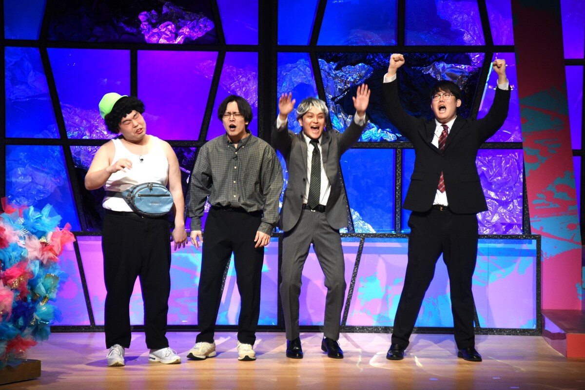 owarai_natalie's tweet photo. ファイヤーサンダー「ワタナベお笑いNo.1決定戦2026」優勝

﨑山「一番面白いネタをやる人たちであり続けたい」
こてつ「僕はドラマとか出たい！」

▼喜びの会見レポートはこちら（写真28枚）
https://t.co/a5nfL5DmfS https://t.co/n9SJwmvIv8