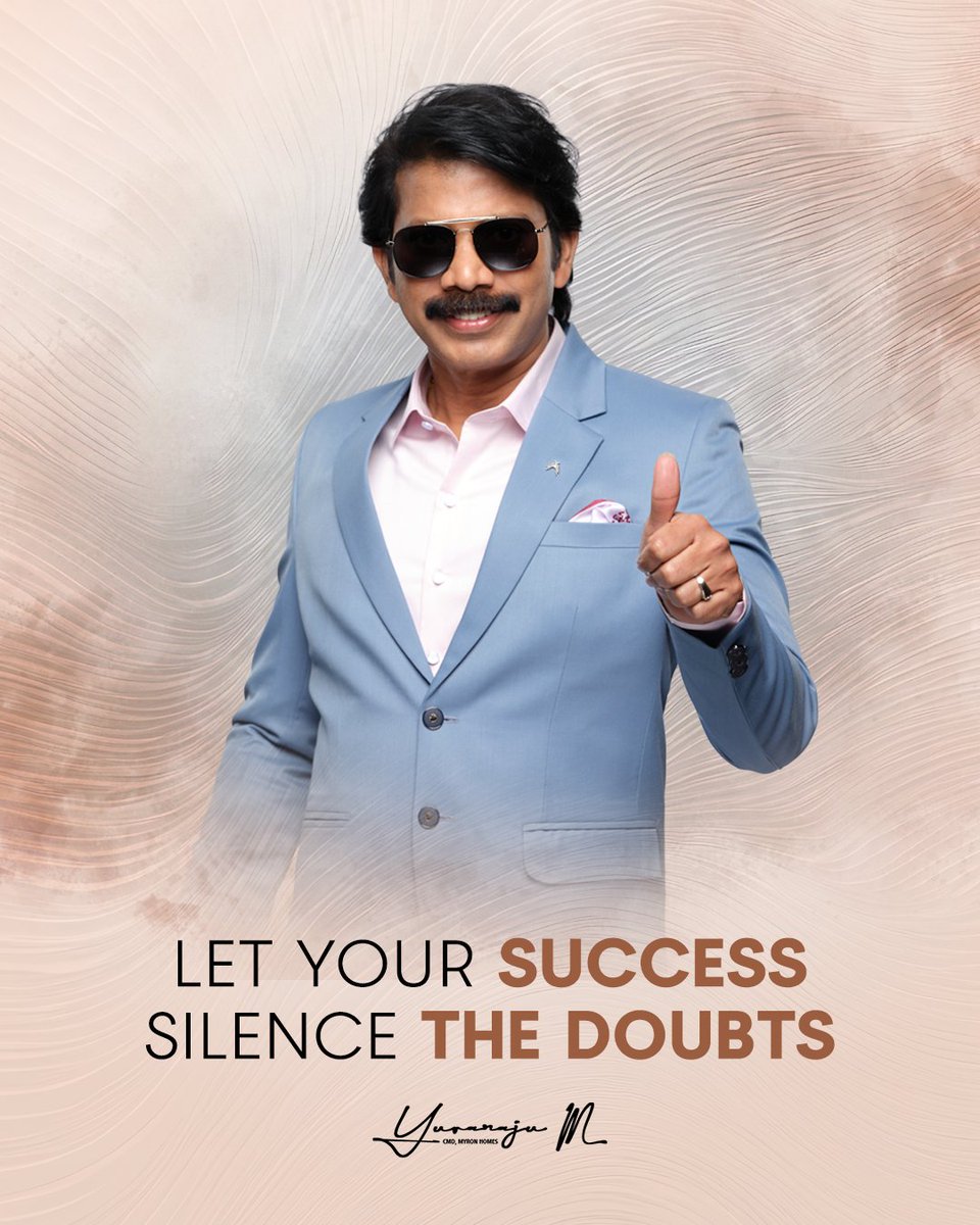 YuvarajuOffl's tweet image. Focus on building, not explaining. True achievers let their milestones answer the questions and their growth rewrite the doubts others once believed.

#Yuvaraju #MyronHomes #VisionaryLeader #BuildYourDream #SuccessMindset