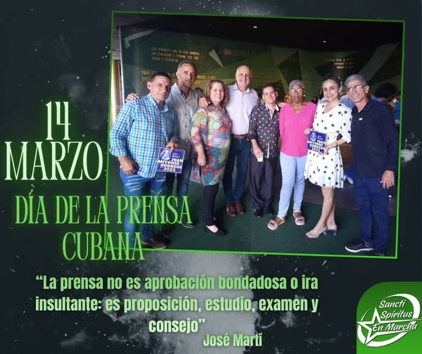 . #Cuba 
Hoy felicitamos a quienes, con palabra firme y ética revolucionaria, defienden la verdad y la dignidad de nuestro pueblo.
Desde Martí y su periódico Patria hasta las generaciones actuales, la prensa cubana ha sido voz de resistencia, memoria y compromiso.