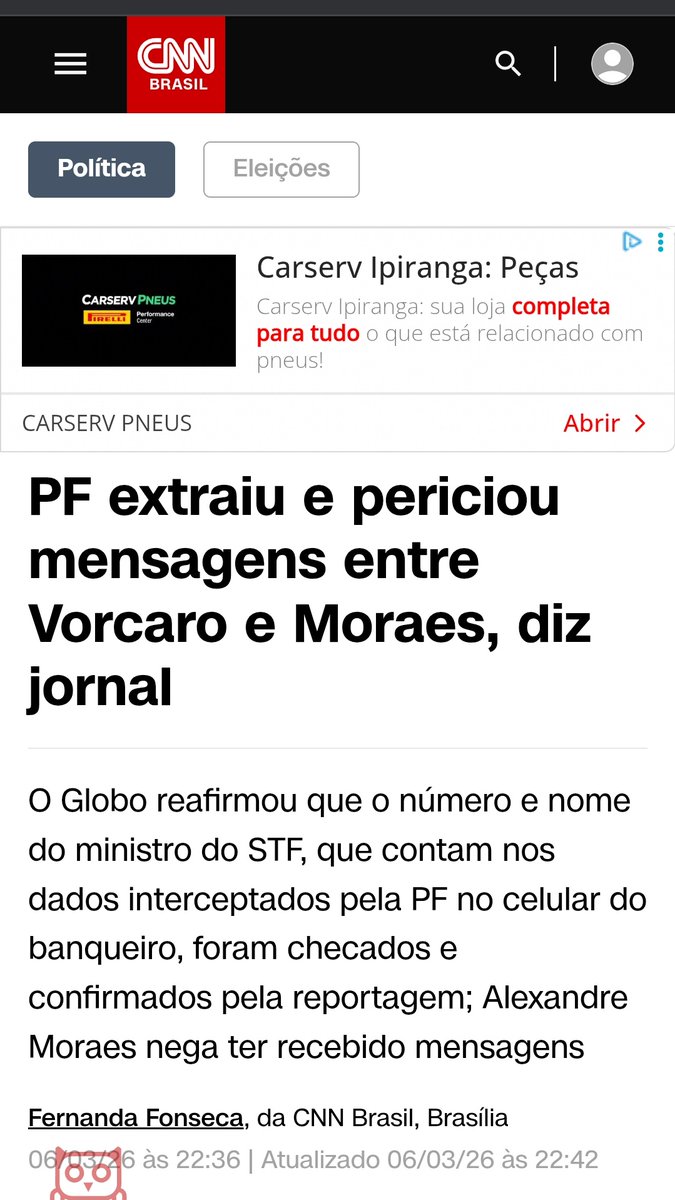 rcsoueu's tweet photo. @karlinha37 @AndradeRNegro2 @aavasantiago Moça  vc entendeu q Vorcaro mandou msg pra Xandao no dia da prisão perguntando "consegue bloquear?" PERICIA DA PF !!! 
Vc consegue entender isso ou nem isso esquerdista consegue entender? https://t.co/X6GsVCeJUq