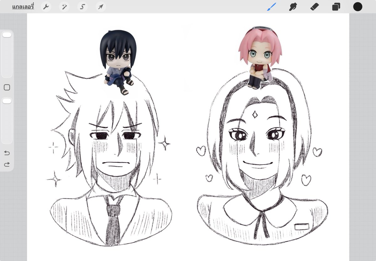 Power_790's tweet photo. วันนี้มีไฟวาดรูปมากกก 🔥🔥🔥
#sasusaku  น่ารักชะมัดเยย ( *´ސު｀*) 🤏🏻 https://t.co/IMwYKcXNDJ