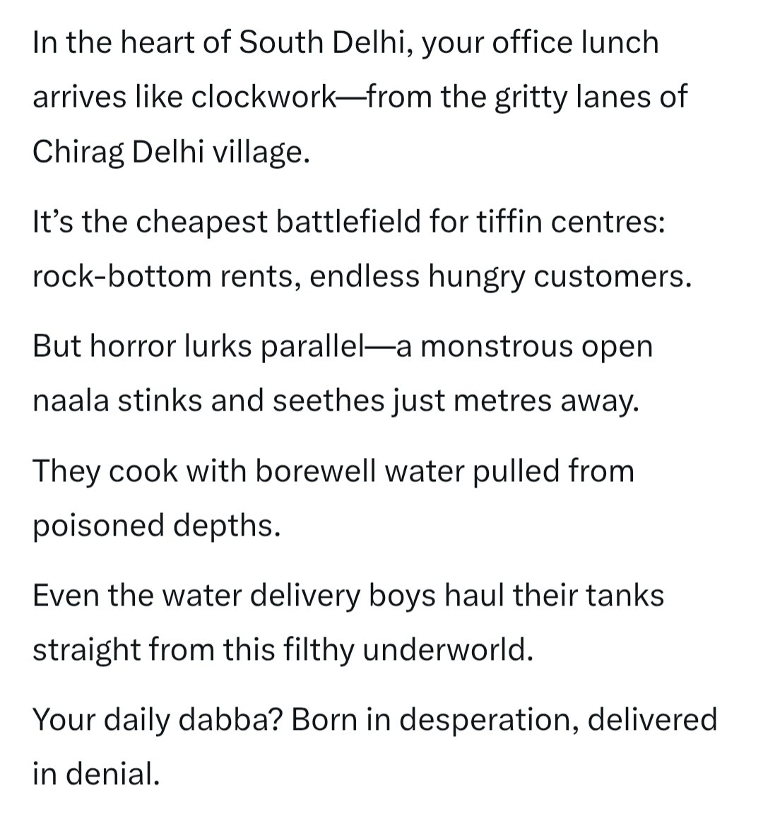 RR6481's tweet photo. @garvit_sethii In the heart of south delhi, there lies a village beside a stinky naala... https://t.co/v4guZ3GdBX