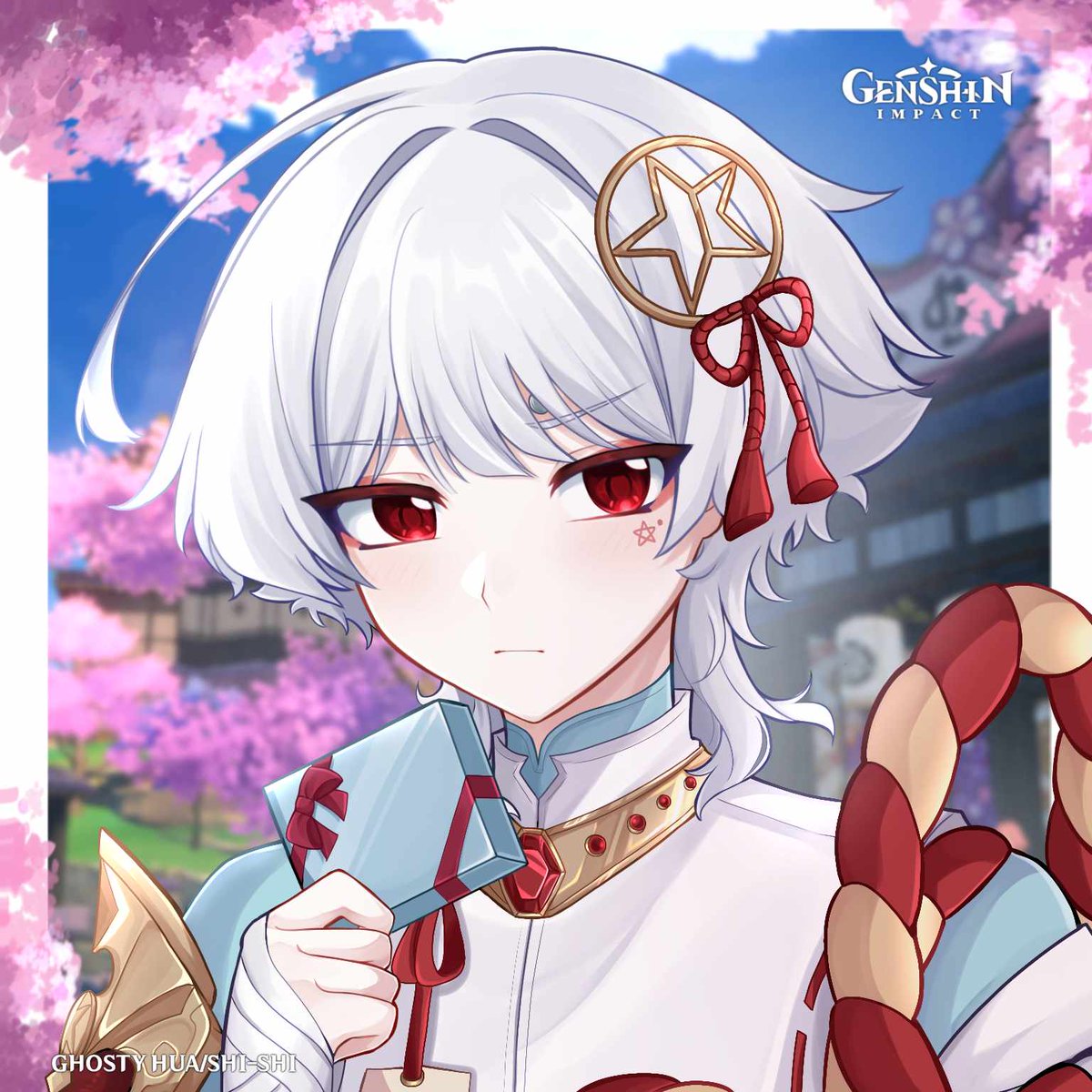 White day art for my OC Yumeko Yoshihara💟

#genshinimpact #genshinoc #artwork