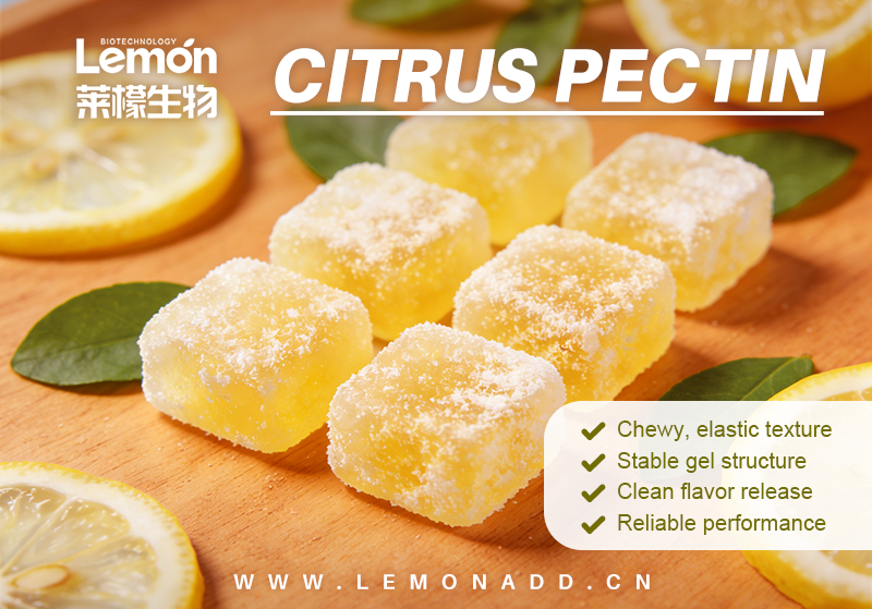 sostrongdevin's tweet image. Pectin helps lemon gummies achieve a perfectly balanced chew, stable gel structure, and clean flavor release from processing to every final bite.#Pectin #GummyTexture #FoodInnovation #LemonBio
