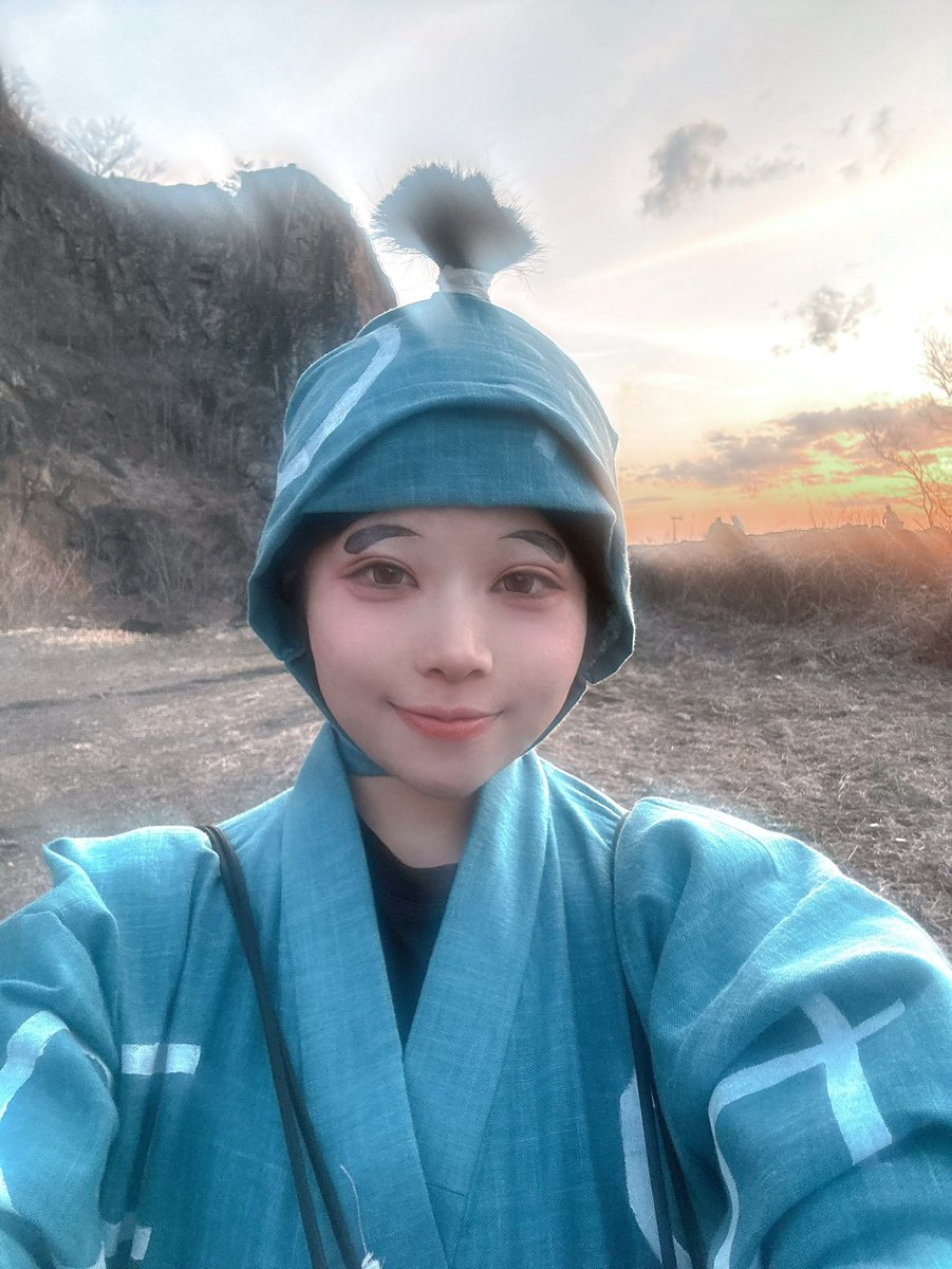 cos
乱きりしん土井先生 私服&amp;忍服で爆破いってきました😭💖