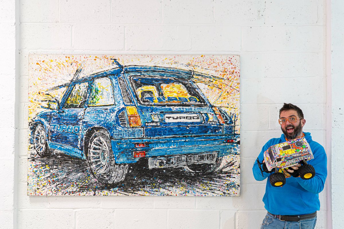 Popbangcolour's tweet image. BIG thanks to @ConnorJHeath for popping by @FargoVillage to see the pop-up POPBANGCOLOUR exhibition 

It’s open today until 4pm today, featuring 11 original #Paintwithcars artworks &amp;amp; the #ContinuousCar mobile studio too 

#Popbangcolour #Fargovillage