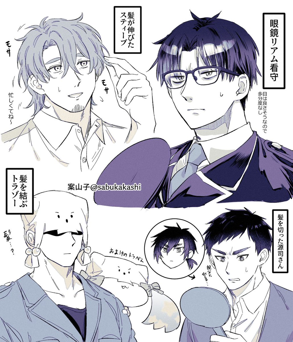 顔周りのお題中心 