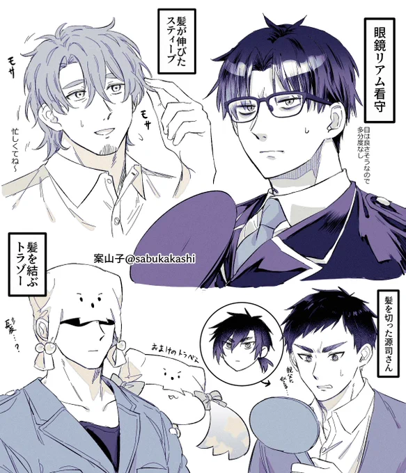 顔周りのお題中心 