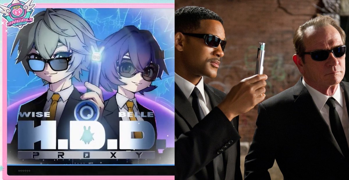 Belle and Wise referencing Men in Black

#ZenlessZoneZero #ゼンゼロ #ZZZ
