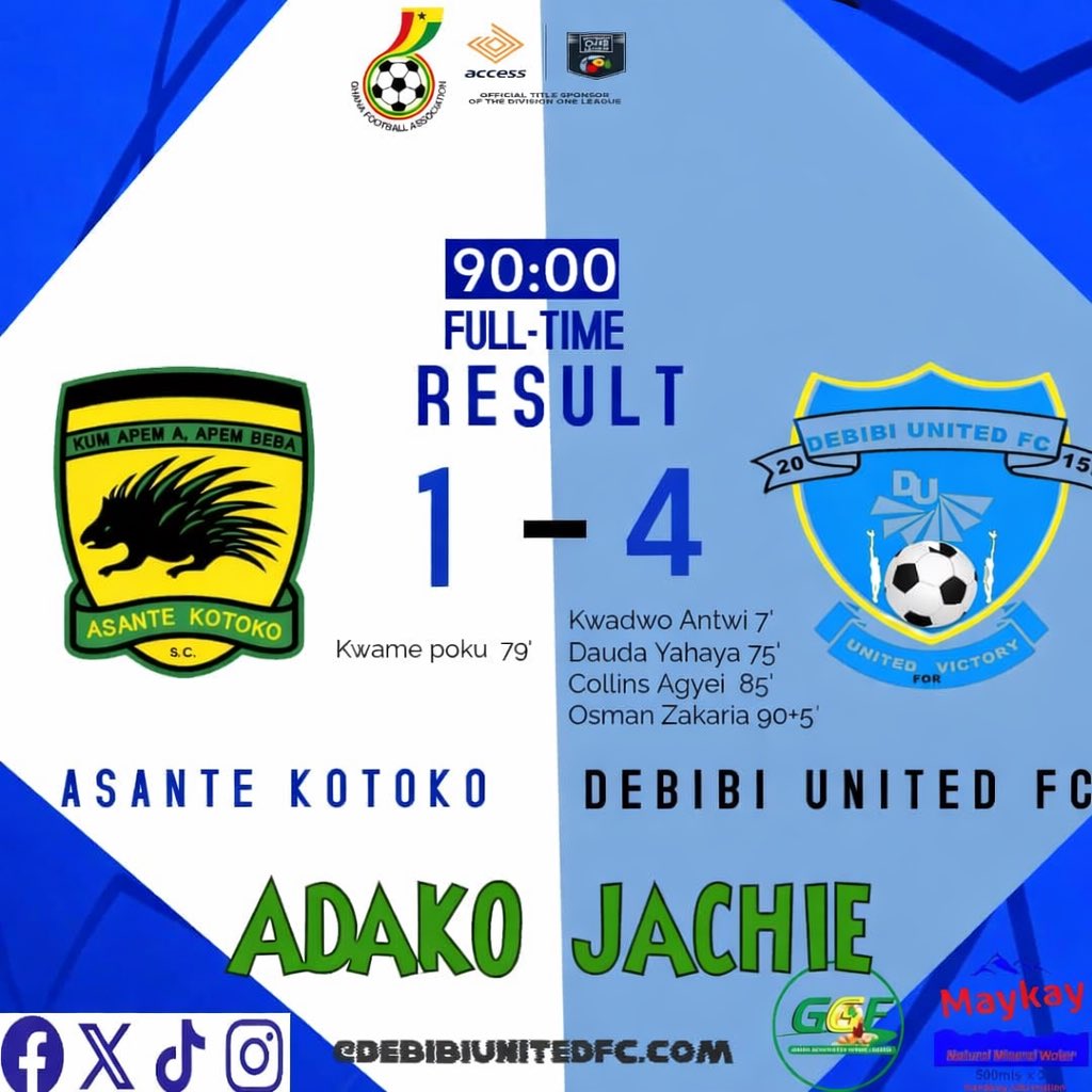 Debibi United Football Club tweet media