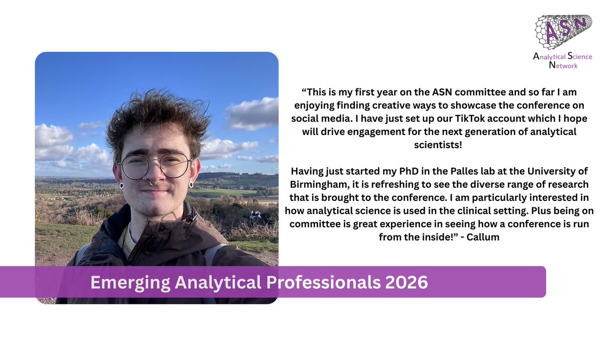 Analytical Science Network (ASN) tweet media