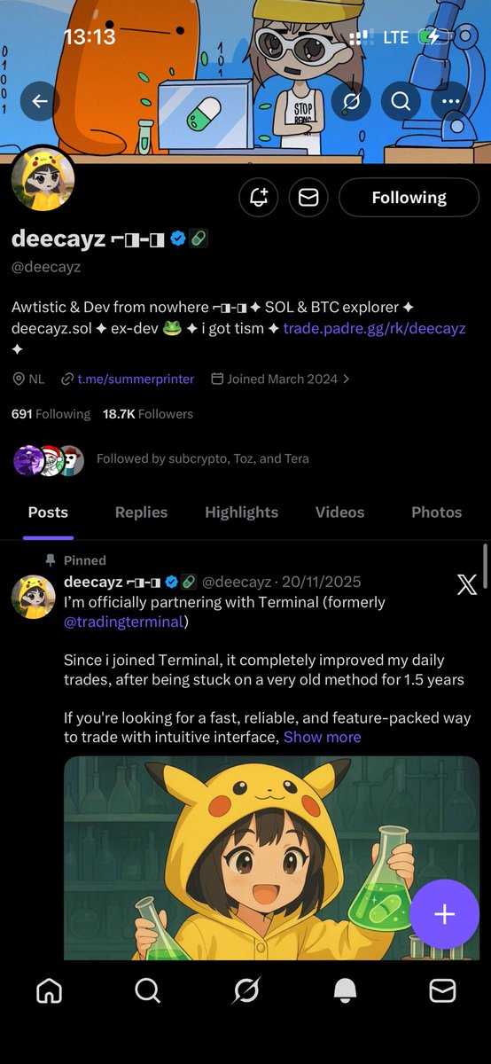 cryptomarl's tweet photo. @deecayz @TradingTerminal Thank you legend 

FMxeJrHZTqHESCdwieY9yvEgthJtzTTc9r1M2CwUNqFd

Manifesting this win https://t.co/qYtRE3L27P