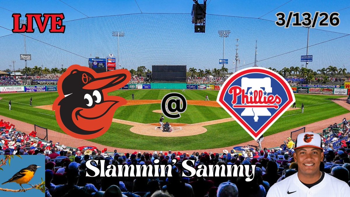 raw_chili's tweet image. #Baltimore #Orioles at Philadelphia ... 
 
rawchili.com/4923437/
 
#Adley #BaltimoreOrioles #BaltimoreOrioles #Baseball #Birds #Bradish #Brooks #Cal #Corbin #Earl #Elias #Grapefruit #Greyson #Gunnar #Holliday #Jackson #Magic #MLB #Playbyplay #Sports #SpringTraining