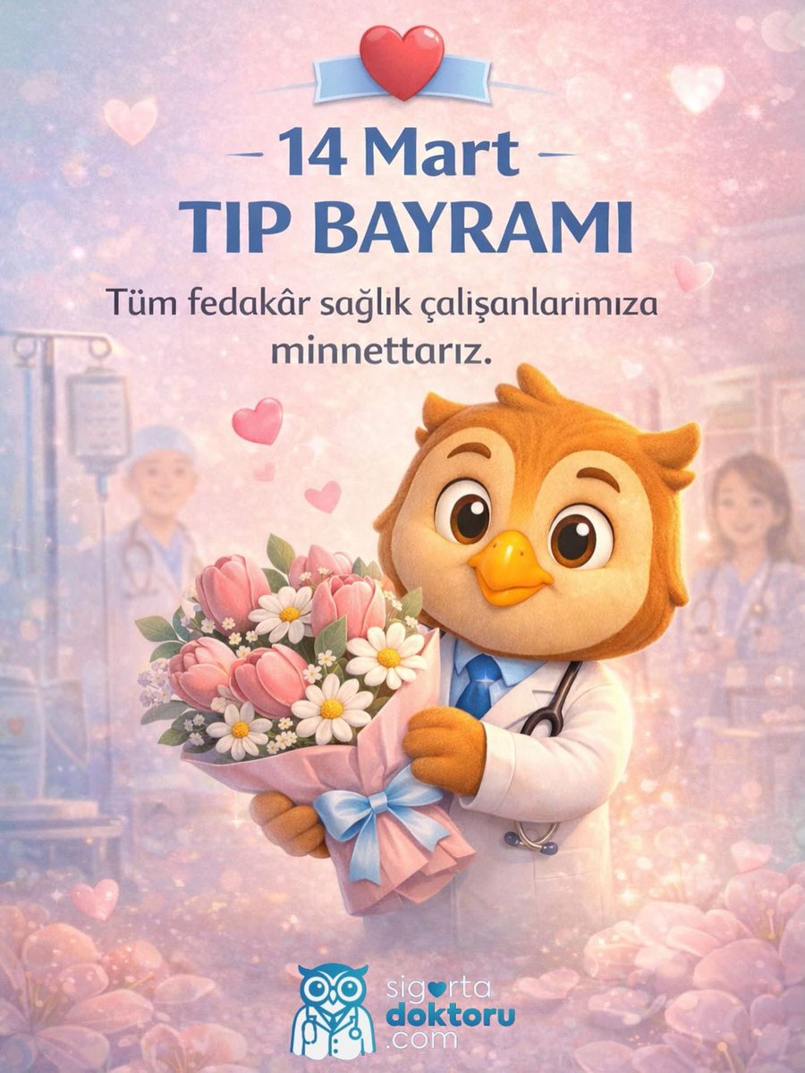eng_akin's tweet photo. Hayata dokunan, umudu büyüten,
insan sağlığı için gece gündüz emek veren tüm hekimlerimizin ve sağlık çalışanlarımızın 14 Mart Tıp Bayramı kutlu olsun.

Şifa dağıtan ellerin değeri hiçbir zaman ölçülemez.
Emekleriniz için minnettarız. 👨‍⚕️💐
#TıpBayramı #Doktorlar #SigortaDoktoru https://t.co/4GSMc0xobb