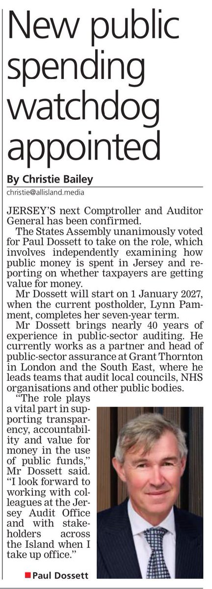 Malcolm Ferey - Deputy of St Saviour tweet media