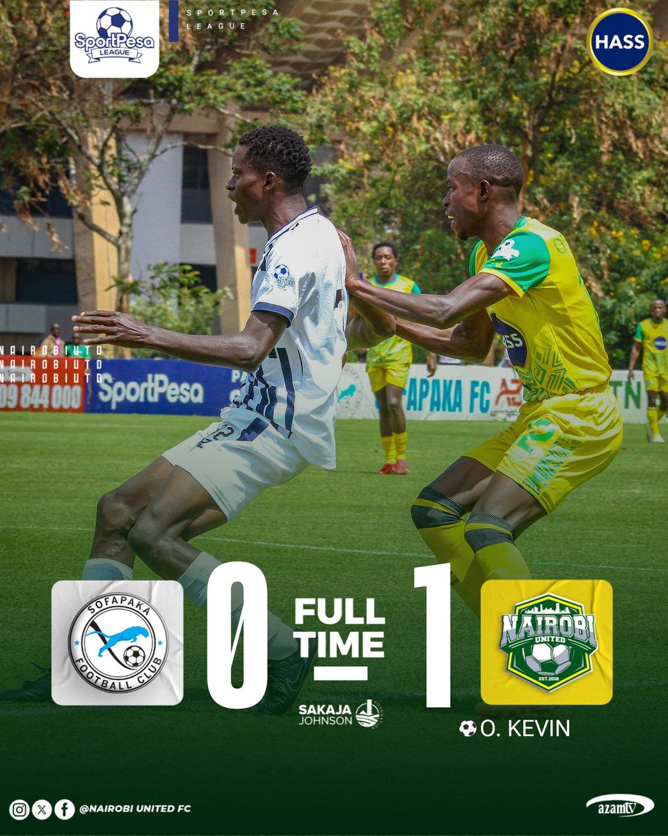 nairobiunitedfc's tweet photo. We stay humble, and focus on the next one 😁

FT:- Sofapaka 0-1 NaiBois 
⚽ Kevin Osanya 

•||One City. One Dream. One Champion||•

#WeAreNairobiUnited #lazimaichezwe https://t.co/vpldfRKc1u