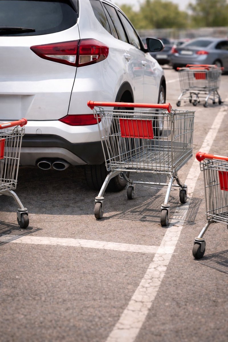 عند الانتهاء من التسوق أرجع العربة إلى مكانها الصحيح ترك العربة خلف مركبات الناس أمر مزعج
إرجاعها لا يستغرق سوى لحظات
فما الذي يمنع البعض من الالتزام بذلك!!!!!؟