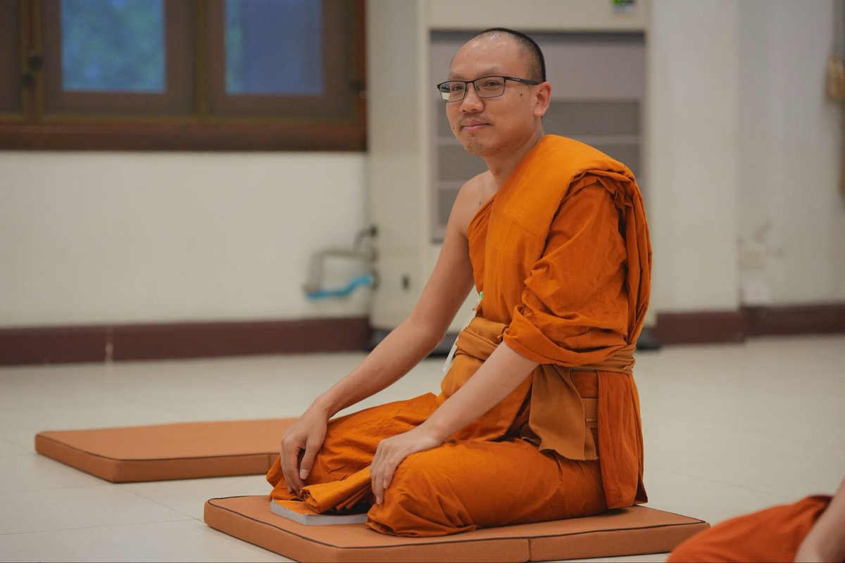 mcuasean's tweet photo. พระครูสุภัทรธรรมบัณฑิต ผู้อำนวยการส่วนงานบริหาร ศูนย์อาเซียนศึกษา ร่วมปฏิบัติธรรมโครงการอบรมพระธรรมทูต รุ่นที่ 32 #มจร https://t.co/gLrznNmD8O