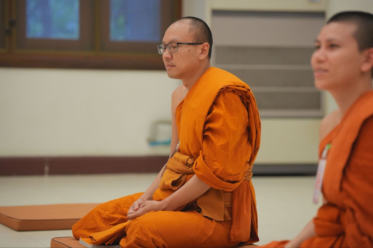 mcuasean's tweet photo. พระครูสุภัทรธรรมบัณฑิต ผู้อำนวยการส่วนงานบริหาร ศูนย์อาเซียนศึกษา ร่วมปฏิบัติธรรมโครงการอบรมพระธรรมทูต รุ่นที่ 32 #มจร https://t.co/gLrznNmD8O