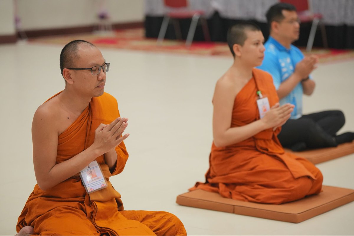 mcuasean's tweet photo. พระครูสุภัทรธรรมบัณฑิต ผู้อำนวยการส่วนงานบริหาร ศูนย์อาเซียนศึกษา ร่วมปฏิบัติธรรมโครงการอบรมพระธรรมทูต รุ่นที่ 32 #มจร https://t.co/gLrznNmD8O