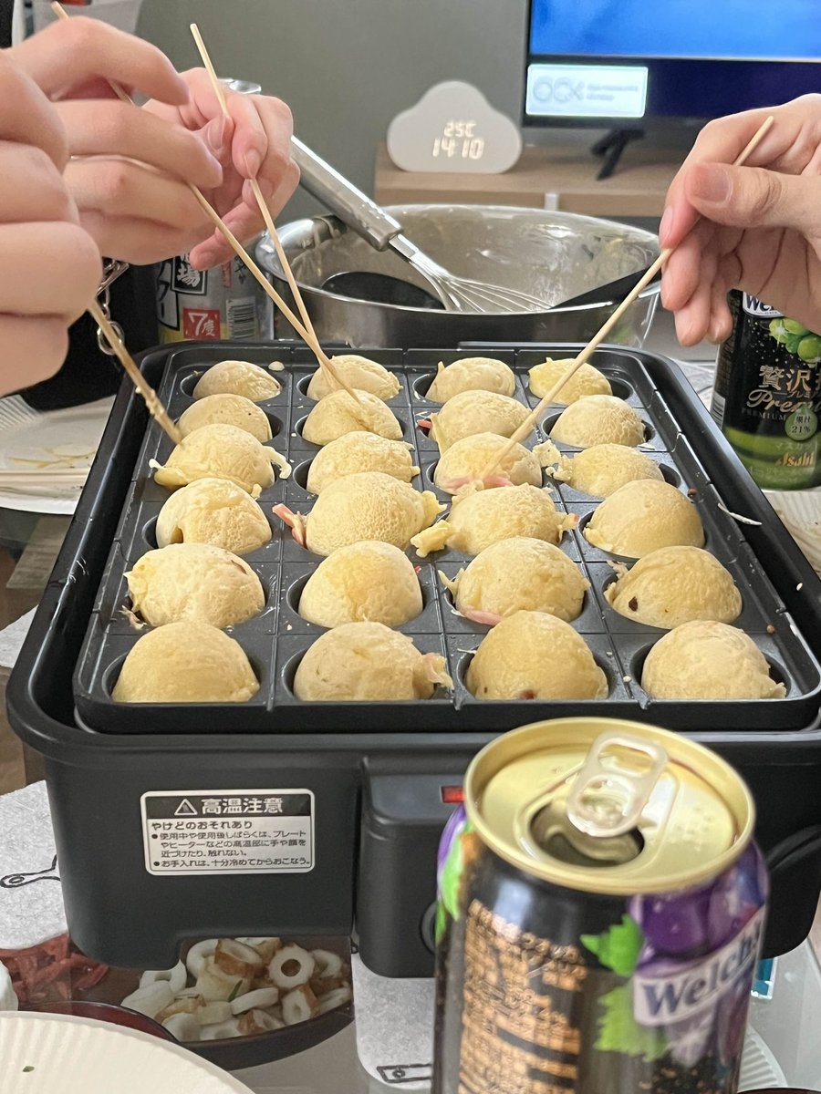 タコパ、おもろ美味いでござる