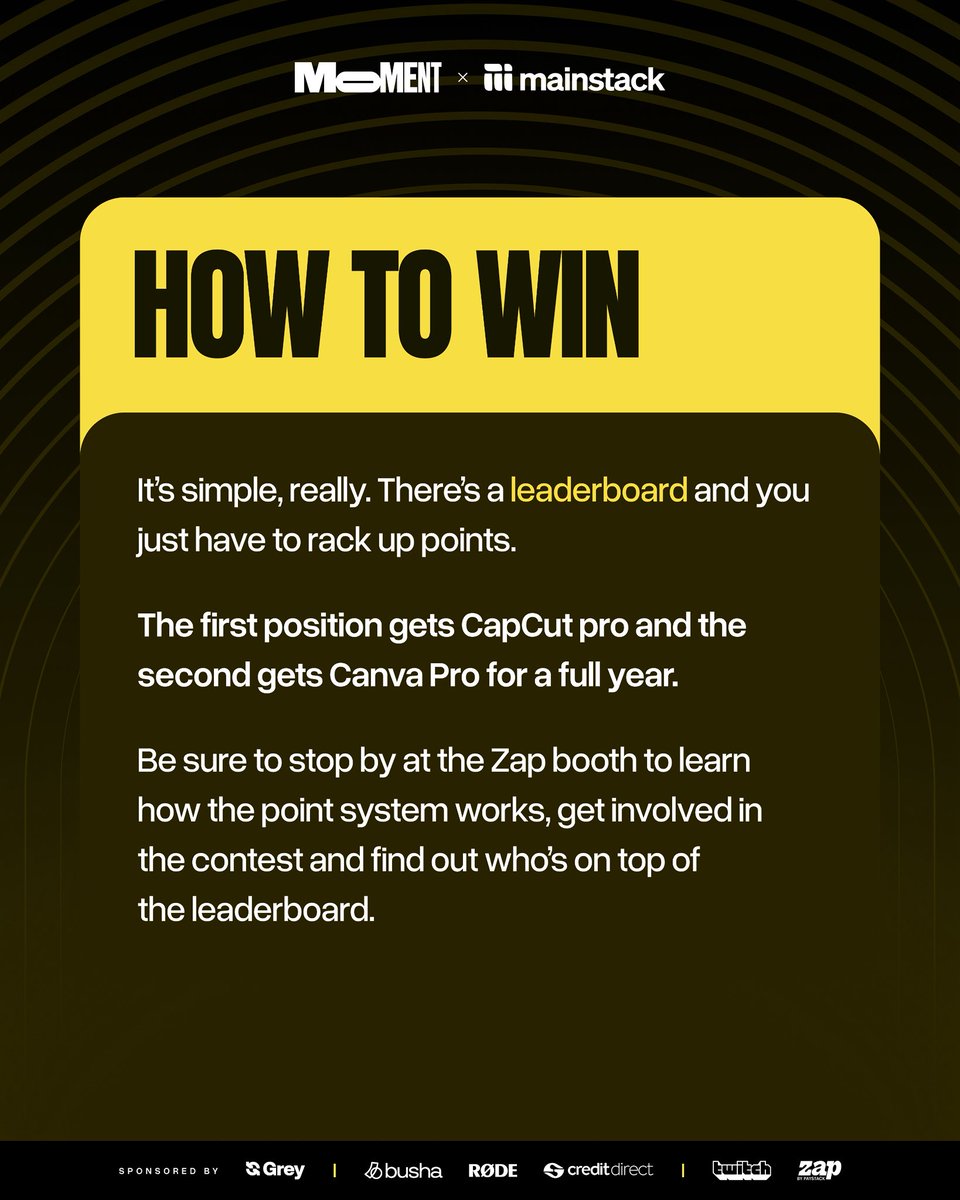 Moment by Mainstack tweet media