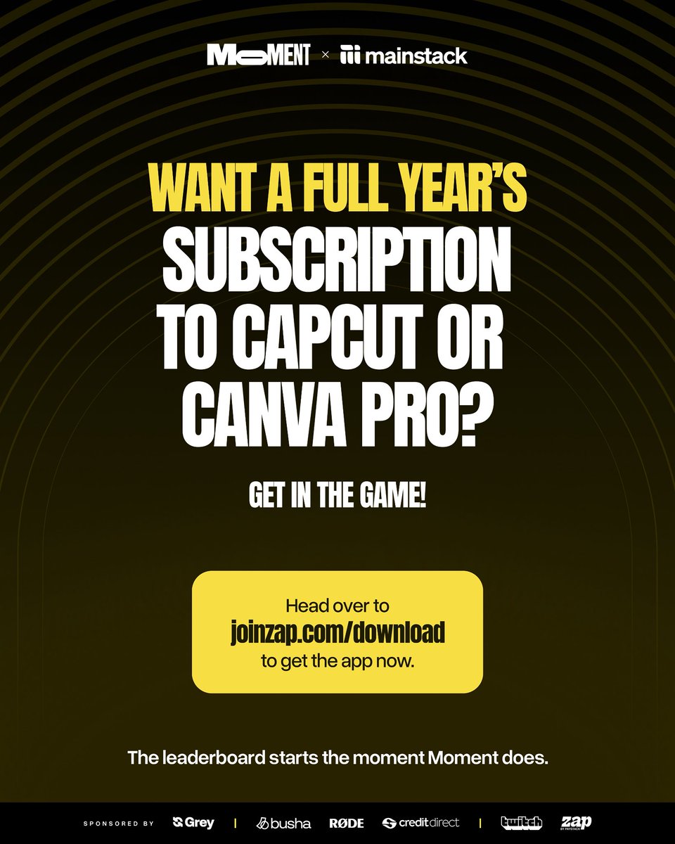 Moment by Mainstack tweet media