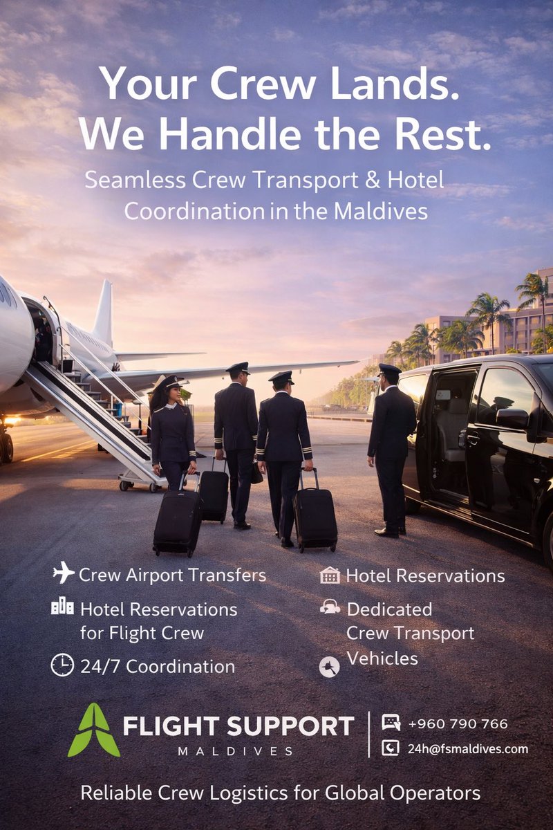 Flight Support Maldives tweet media