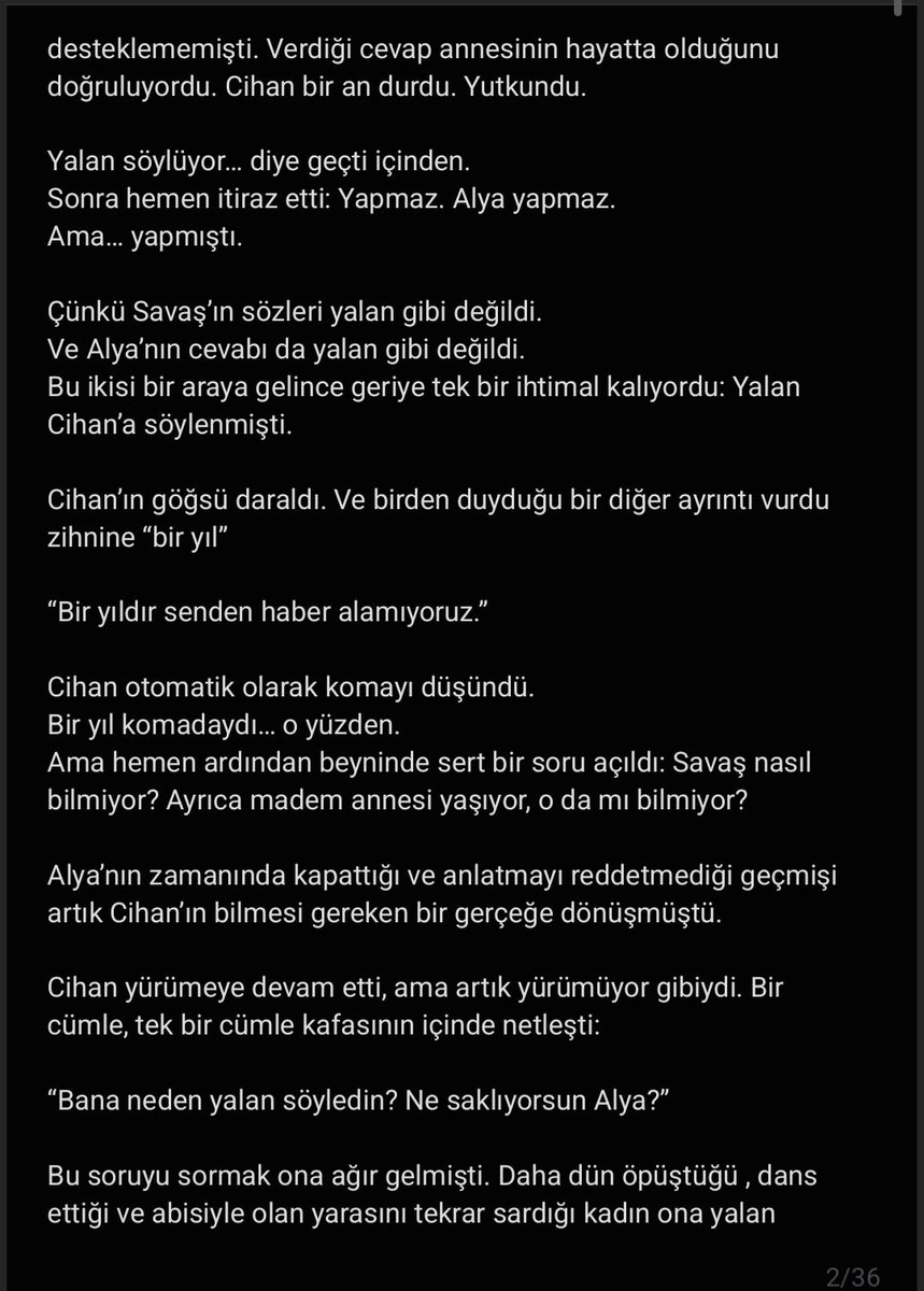 Elyndrax_'s tweet photo. Vebal: Başlangıç
Bölüm 14 - "Yalan"
“Sırlar ortaya çıktığında sadece düşmanlar değil…
aşklar da yanar.”🩶
1/9
İyi Okumalar 🌹
#UzakŞehir #CihAlFanFic #CihAlFic https://t.co/JA3nx5X1H0