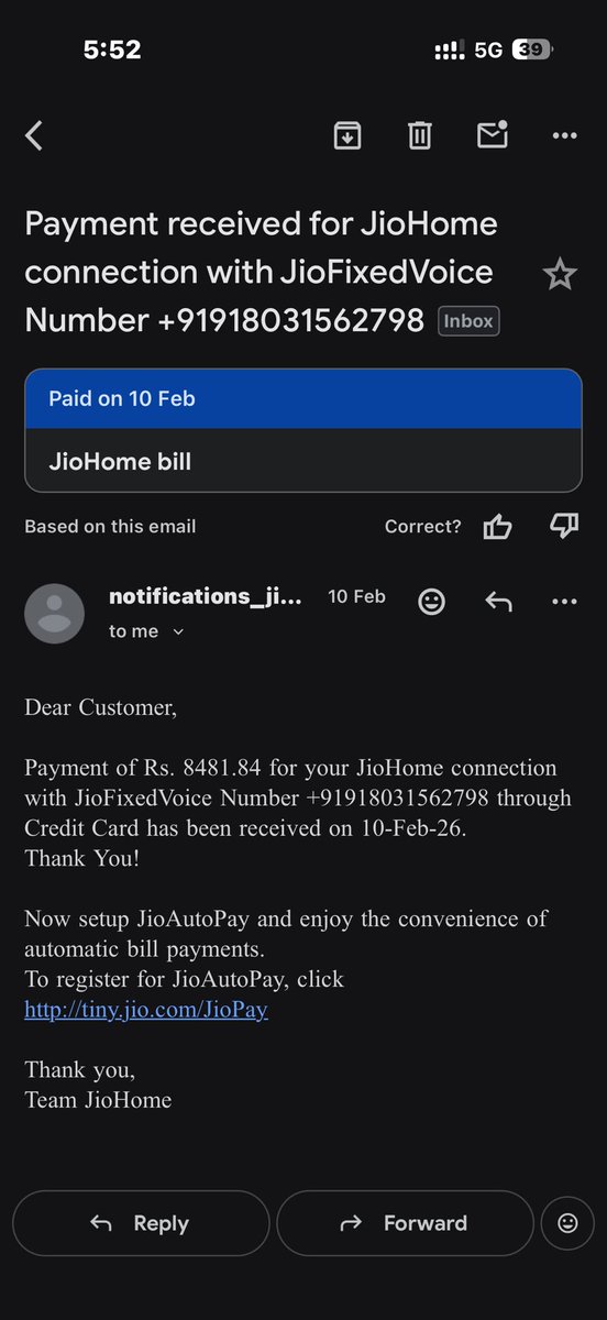 s_arpan09's tweet photo. @JioCare can you please refund the entire subscription??@reliancejio @JioCare https://t.co/9aYoBSu5MG