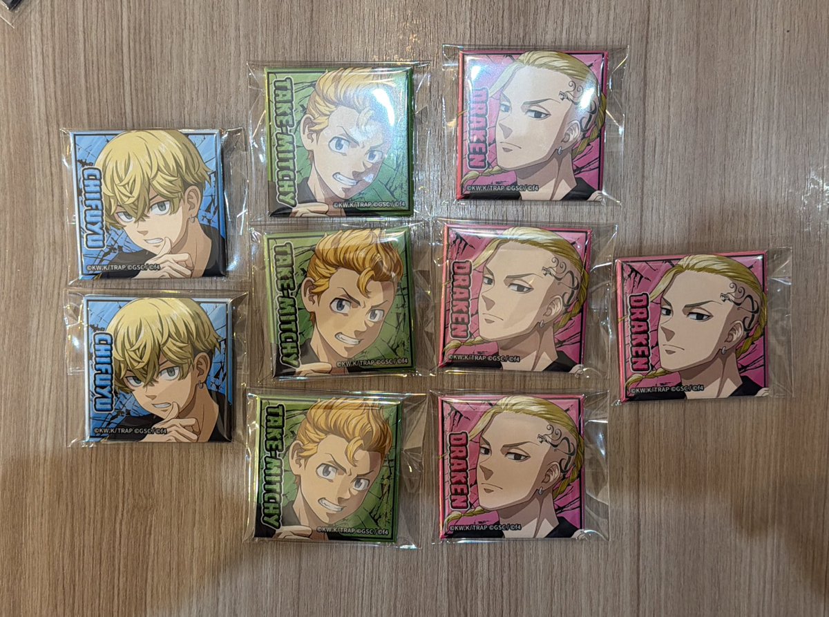 【交換】東京リベンジャーズ UNLIMITED アンリベ POP UP STORE

譲:缶バッジ
花垣、龍宮寺、松野

求:稀咲

明日またストアに行く予定なので、そこでの手渡しか郵送交換希望です❣️
検索からでもお気軽にどうぞ！