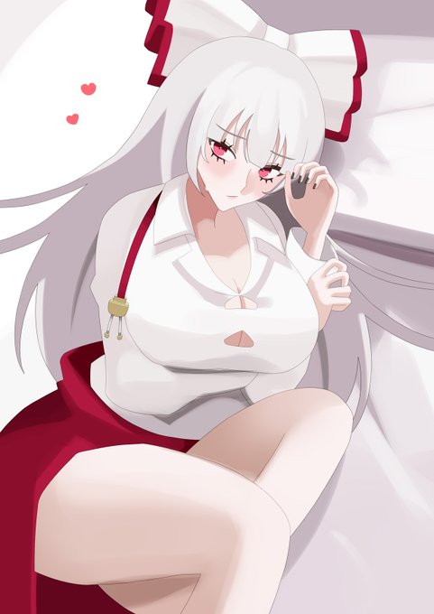 添い寝してくれる妹紅
#東方Project #藤原妹紅 