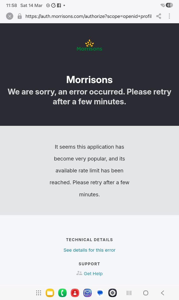 ijdunk's tweet photo. @Morrisons I am trying to login to your app or online https://t.co/ITTnmzshLA