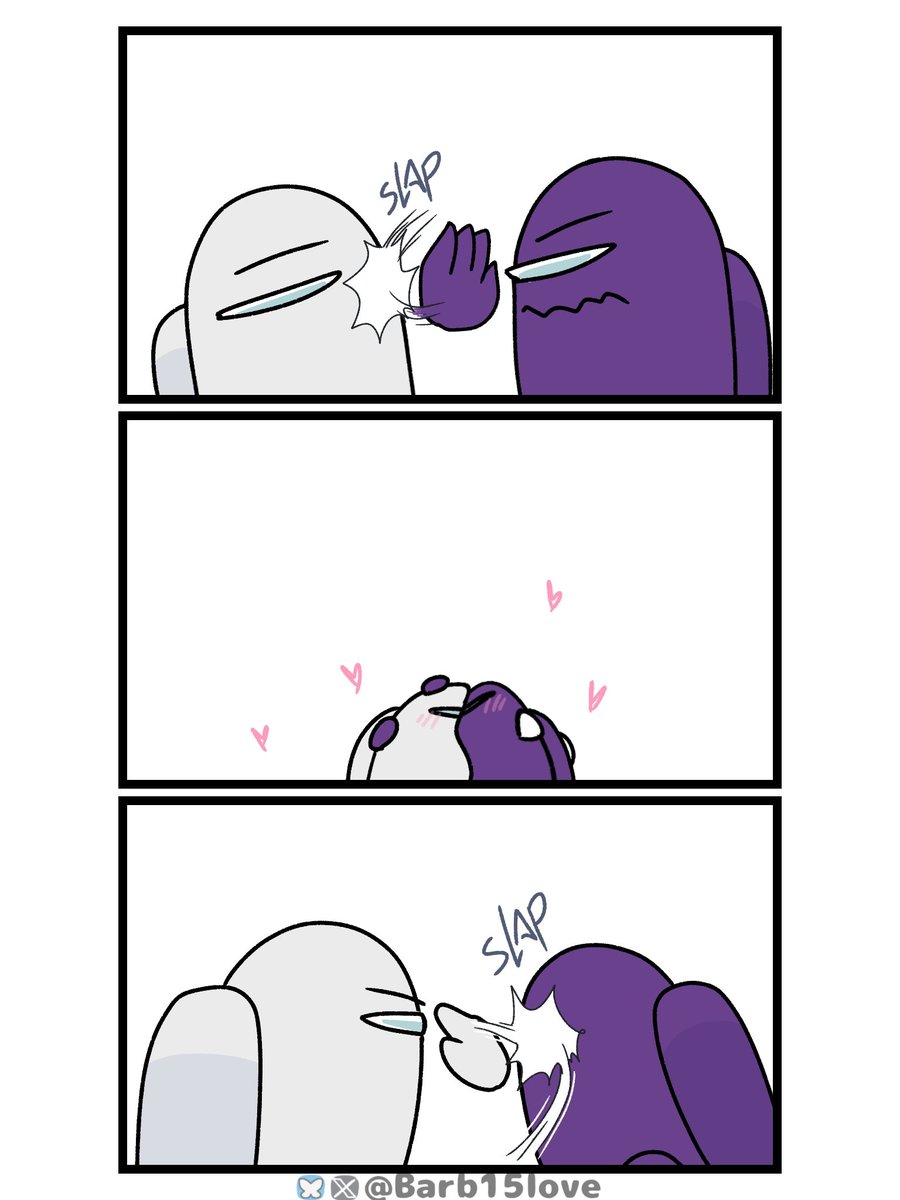 Slap

#rodamrix #rodamrixart #AmongUs #amongusfanart #purpleXWhite