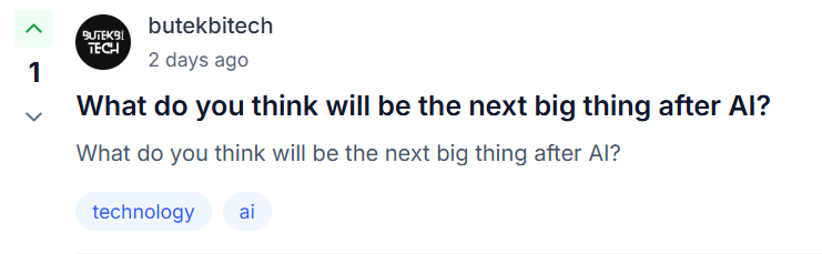 NovioPlus's tweet photo. What do you think will be the next big thing after AI? https://t.co/Rh3ysKWTDE https://t.co/uPqzqzmGni