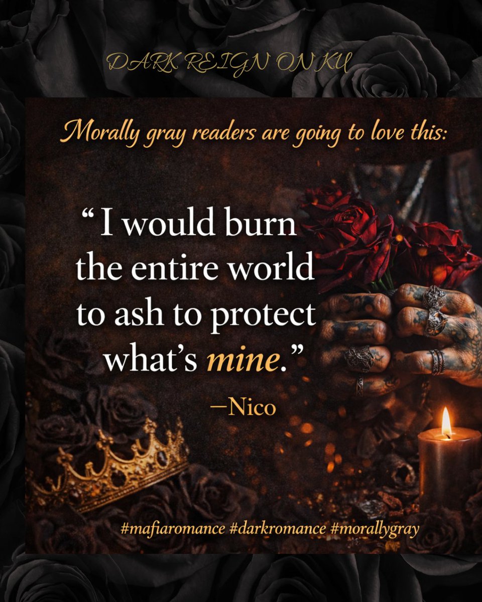 HKCC040616's tweet photo. He promised to protect her with his life
Now they've taken her
The streets will bleed
Dark Reign available on KU for free
#MafiaRomance #darkobsession #darkromancereads #MorallyGreyHero https://t.co/Z2nvKIhKyD