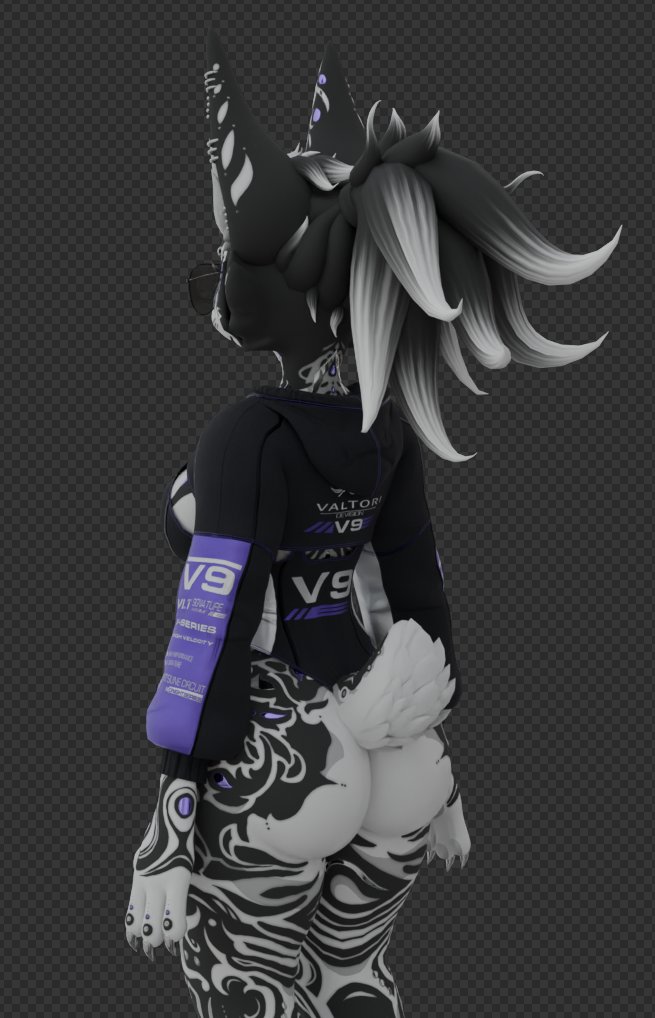 _Yoffris_'s tweet photo. ✦ I think it looks good :  #VRChat #Blender #Novabeast #Unity https://t.co/3zJj614hgv