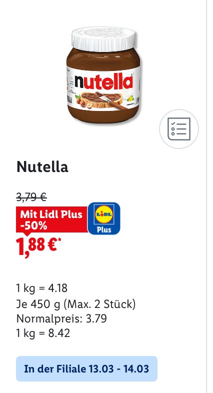 Lidl is doing smth very bad… I must resist must resist 💔