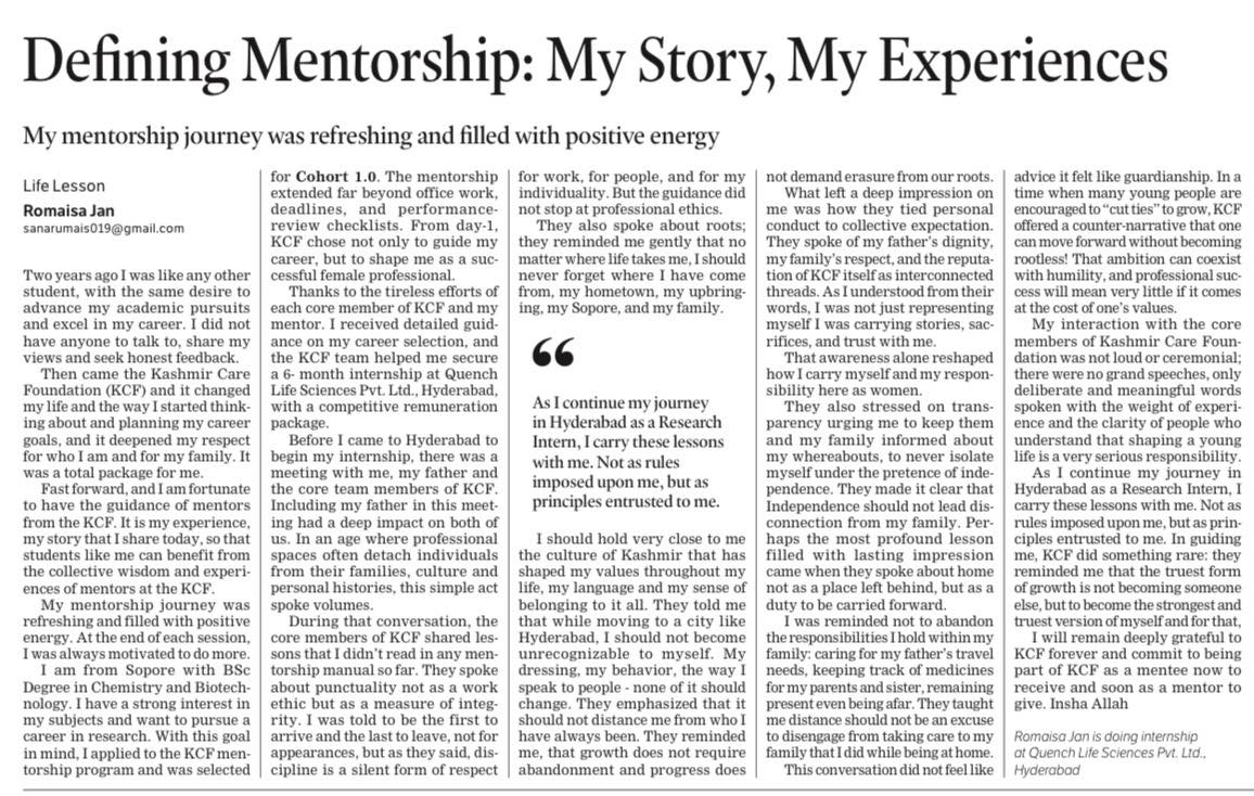 Kashmir Care Foundation tweet media