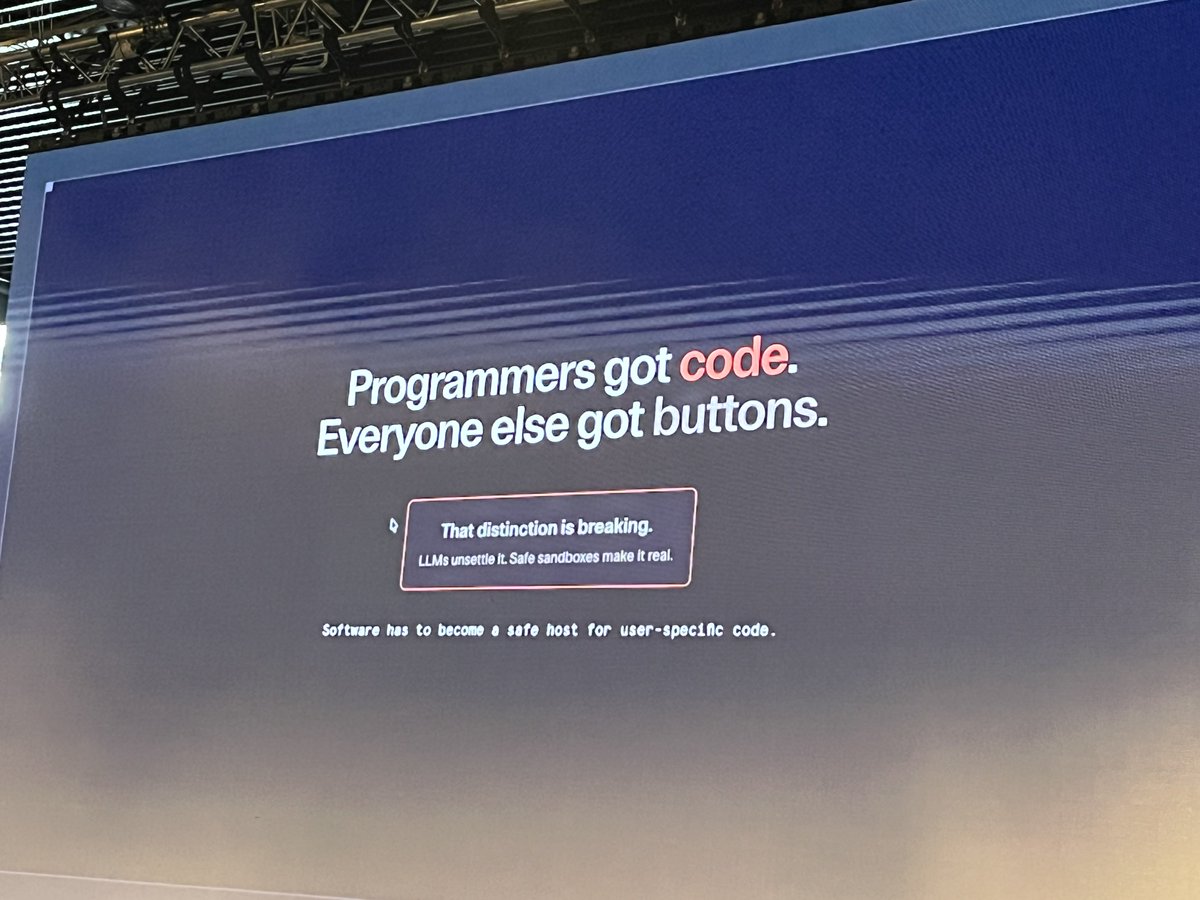 Alberto Basalo // AI code quality tweet media