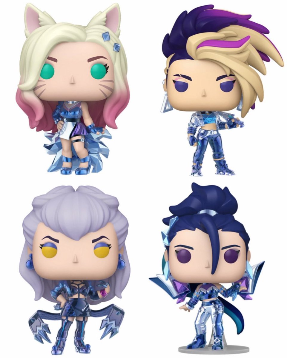 kdabrasil's tweet photo. 🤩 | FUNKO K/DA ALL OUT

⇒ Sim, é verdade, depois de 5 anos (indo pro 6º) finalmente teremos algo "novo" das nossas meninas!

Segundo a @FunkoPOPsNews  será lançará em breve figures funko da Ahri, Akali, Evelynn e Kai'Sa K/DA ALL OUT!

E ai, qual(is) vcs vão comprar? https://t.co/pbIV62oZGA
