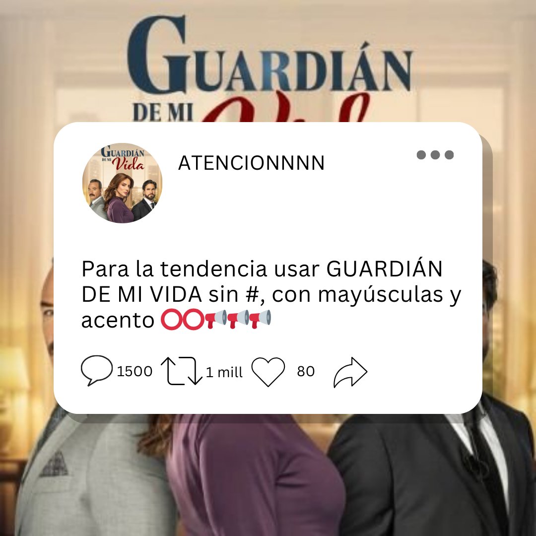 Para tener en cuenta GUARDIÁN DE MI VIDA 📢📢📢📢📢📢