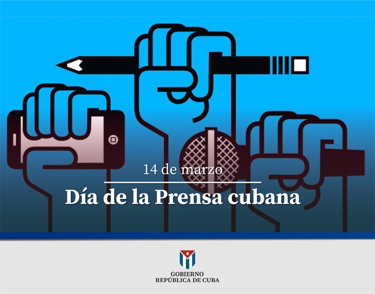Ante la desinformación y las campañas de descrédito, la verdad de #Cuba se vuelve arma de combate en la pluma, la voz y las imágenes de nuestros profesionales de la prensa. 

Muchas felicidades, en su día, a 134 años de la fundación del periódico Patria.

#UnidosXCuba